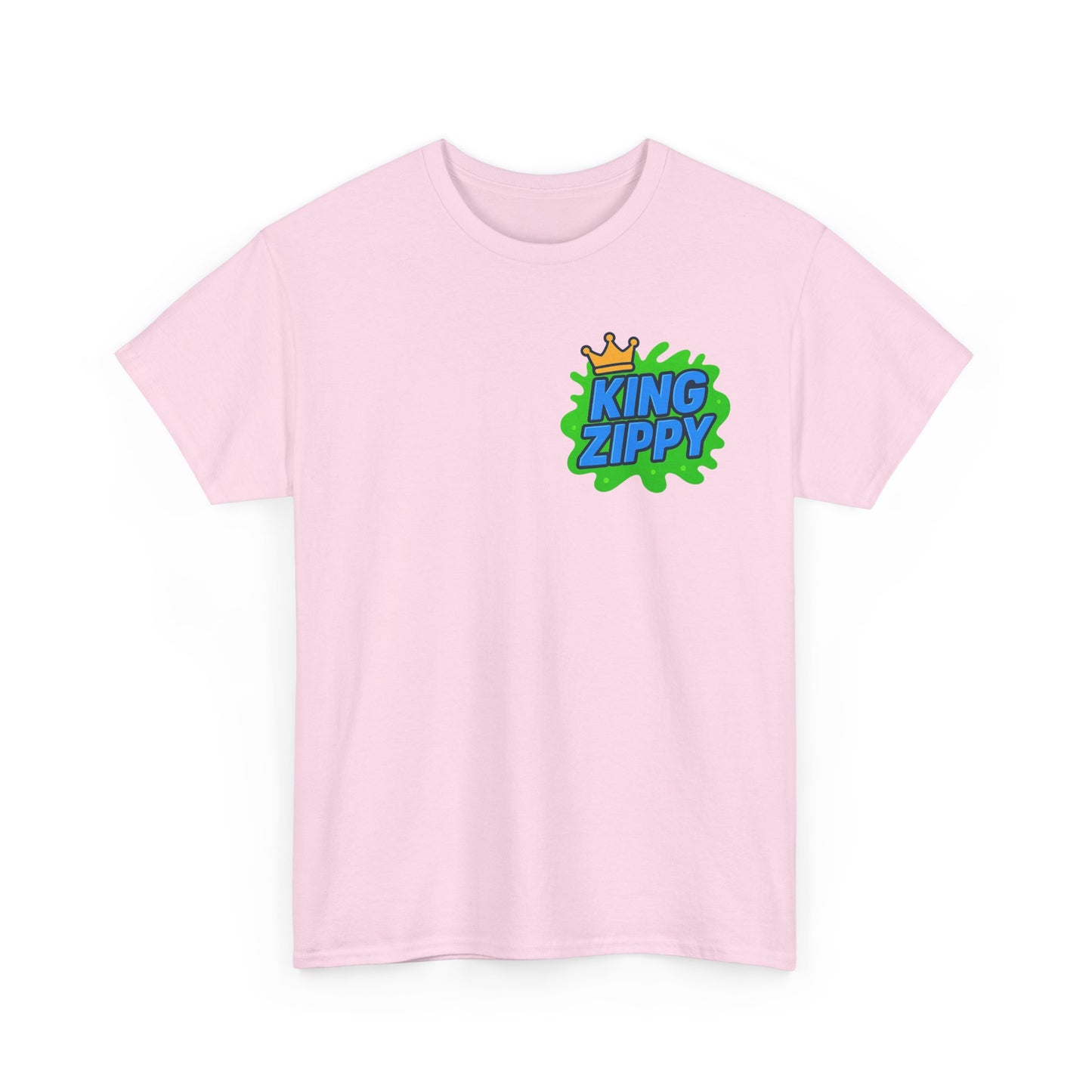 Splatter T-Shirt - Blue Text