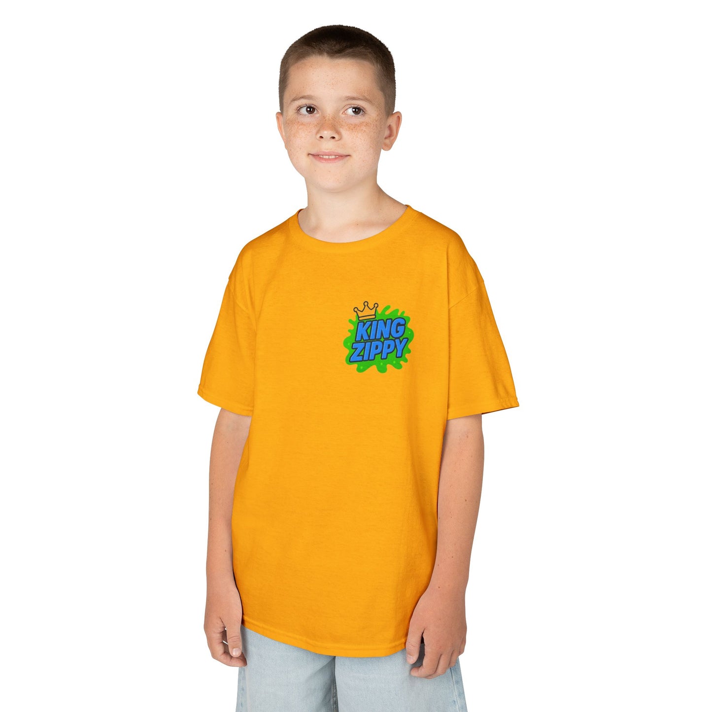 Splatter T-Shirt - Blue Text (YOUTH)