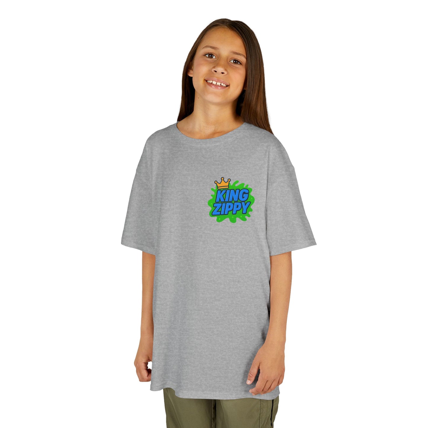 Splatter T-Shirt - Blue Text (YOUTH)