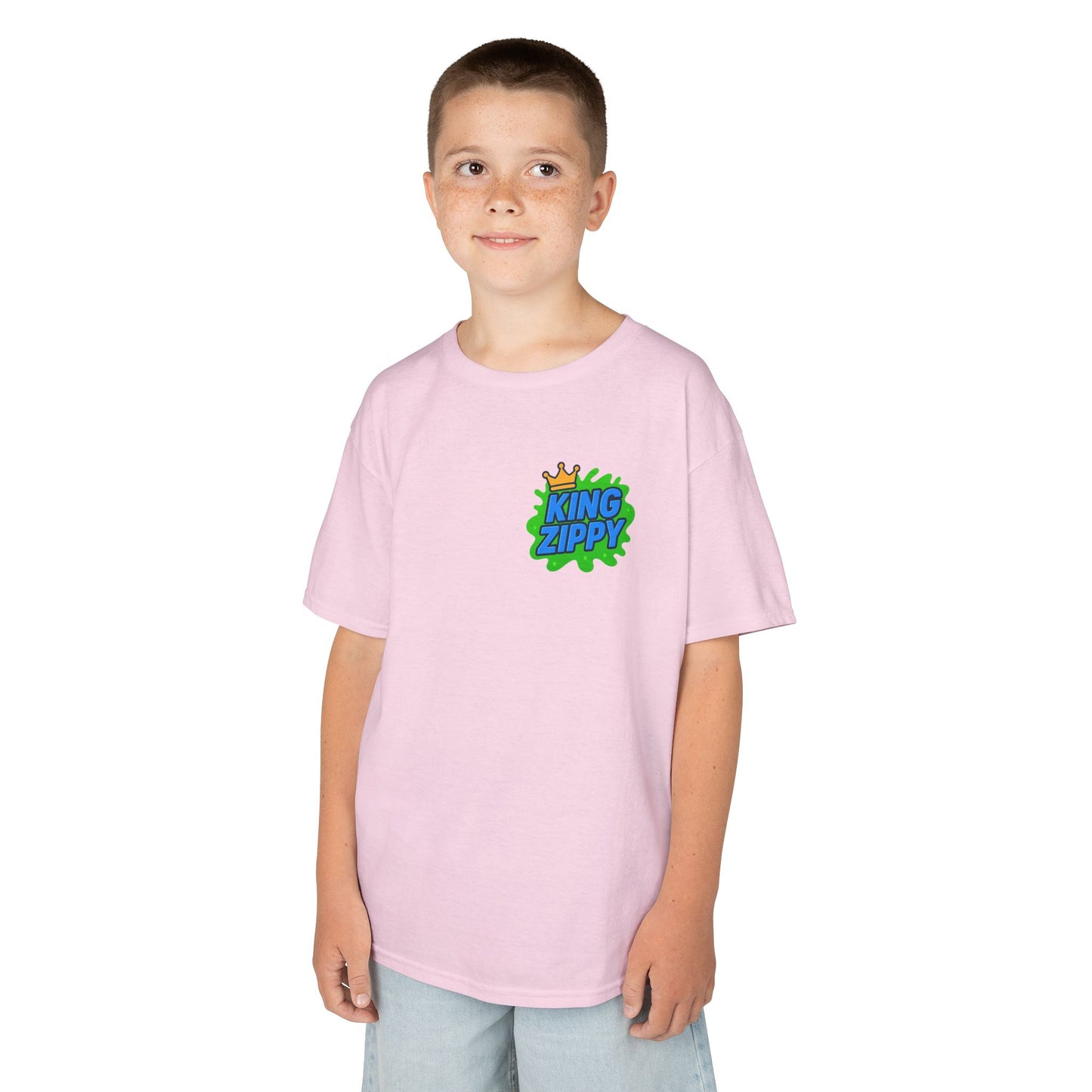 Splatter T-Shirt - Blue Text (YOUTH)