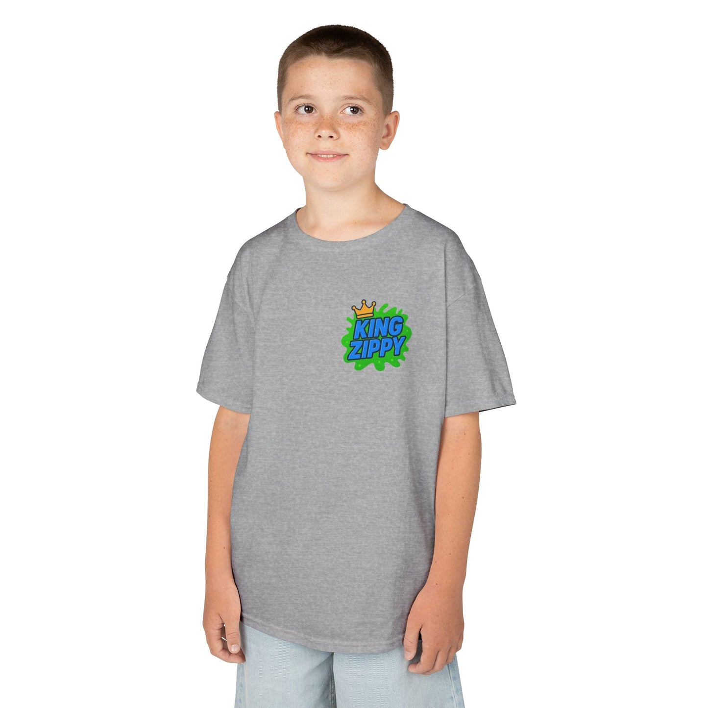 Splatter T-Shirt - Blue Text (YOUTH)
