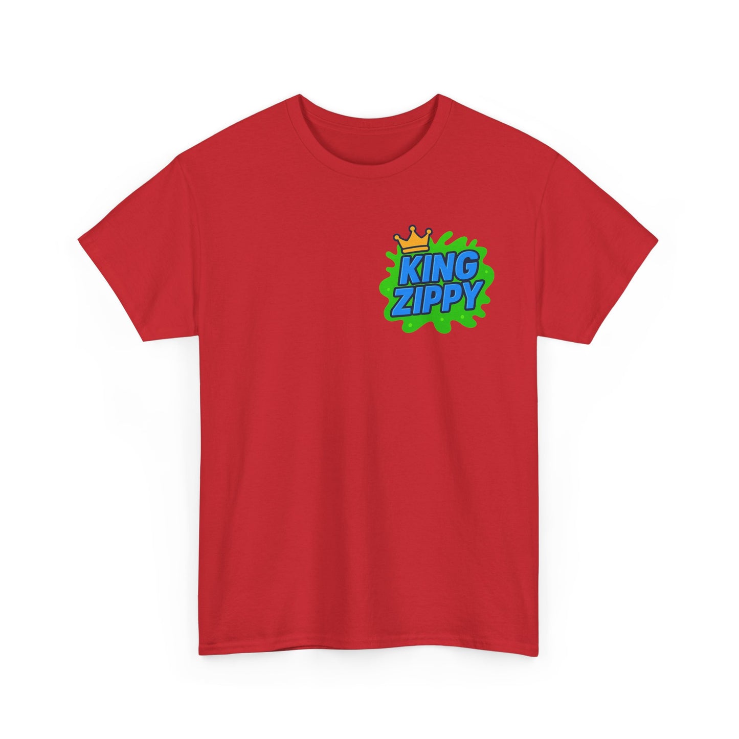 Splatter T-Shirt - Blue Text