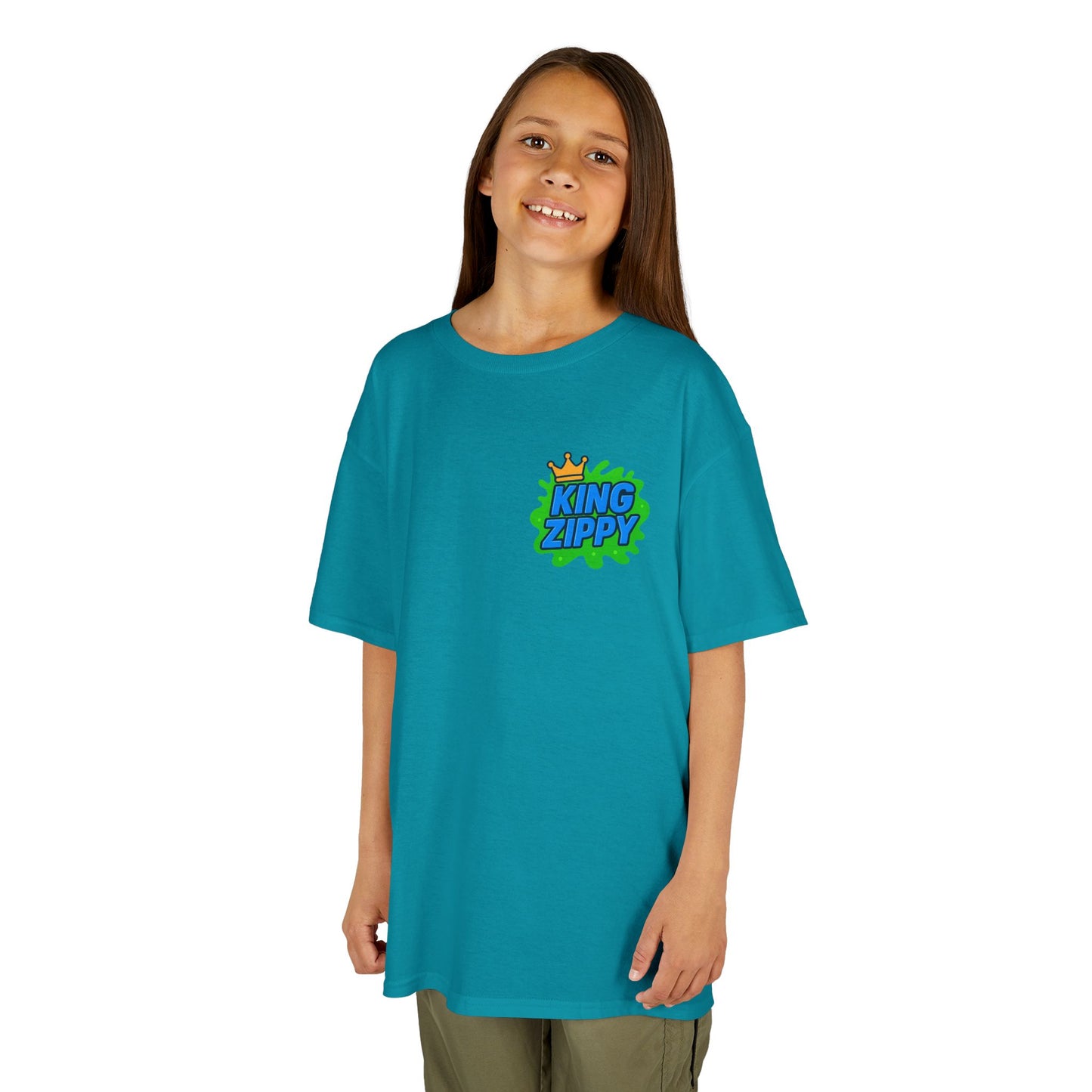 Splatter T-Shirt - Blue Text (YOUTH)