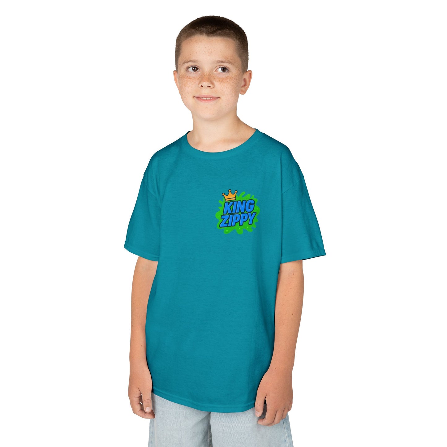Splatter T-Shirt - Blue Text (YOUTH)