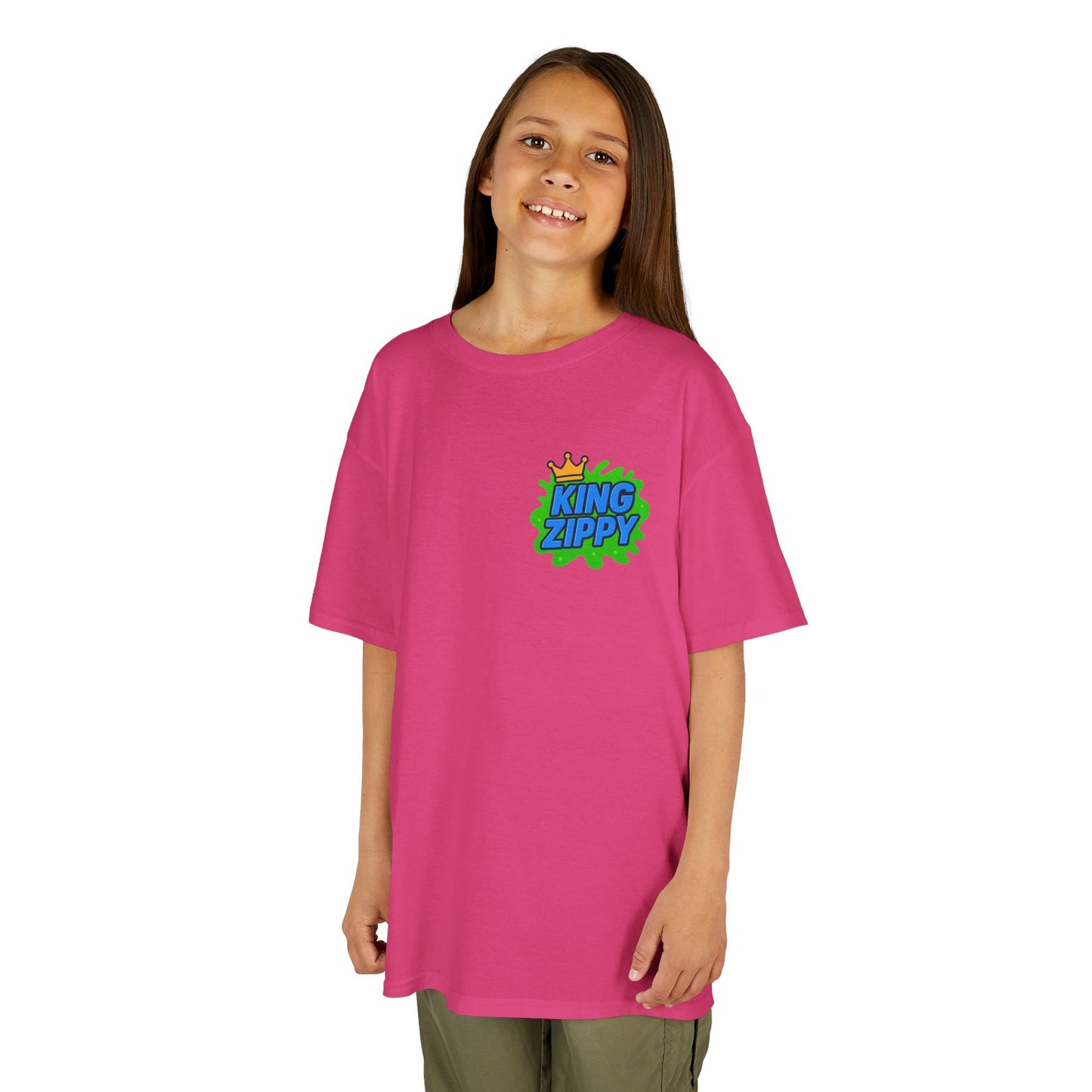 Splatter T-Shirt - Blue Text (YOUTH)