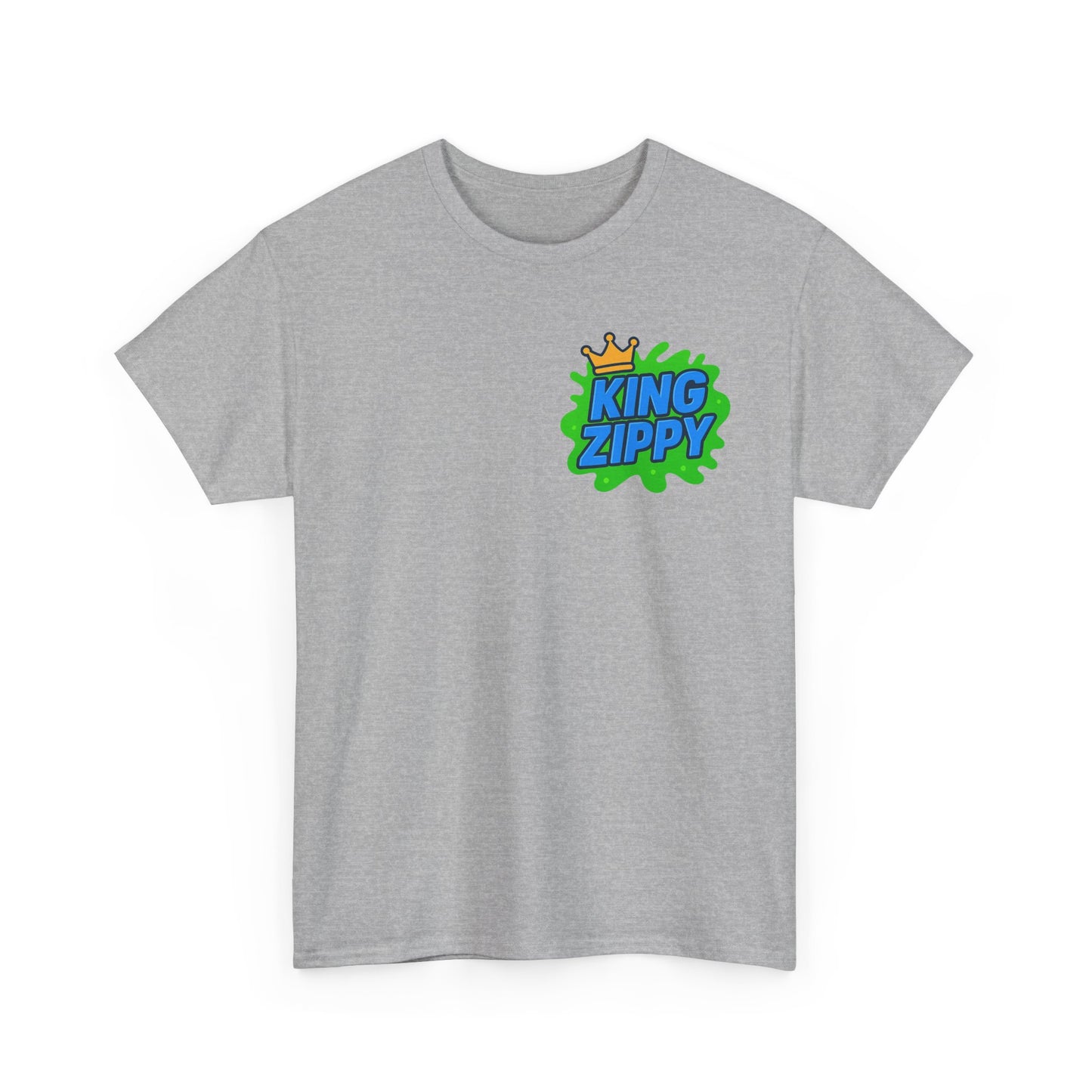 Splatter T-Shirt - Blue Text