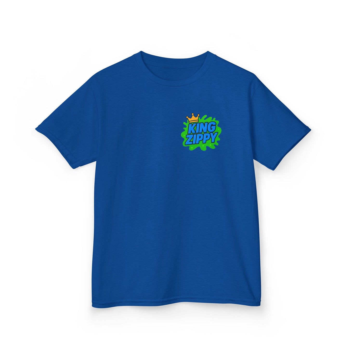 Splatter T-Shirt - Blue Text (YOUTH)
