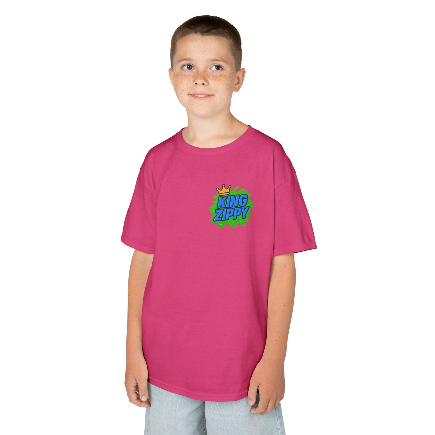 Splatter T-Shirt - Blue Text (YOUTH)