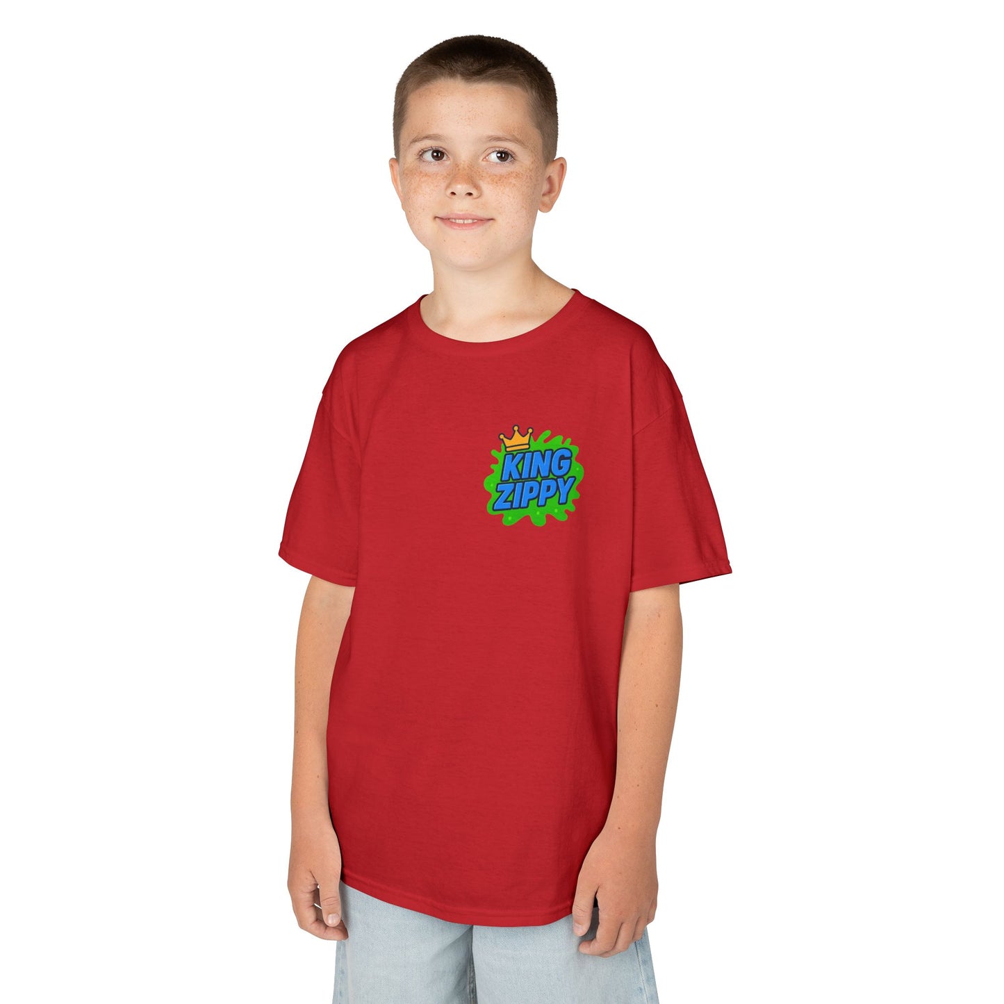 Splatter T-Shirt - Blue Text (YOUTH)