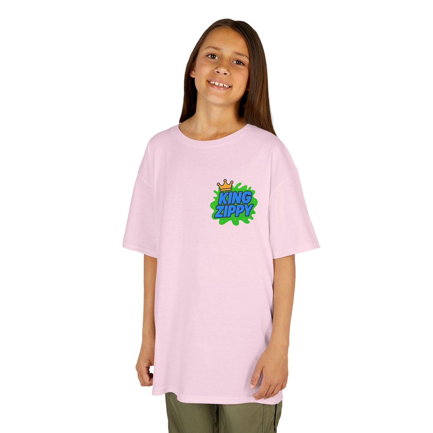 Splatter T-Shirt - Blue Text (YOUTH)