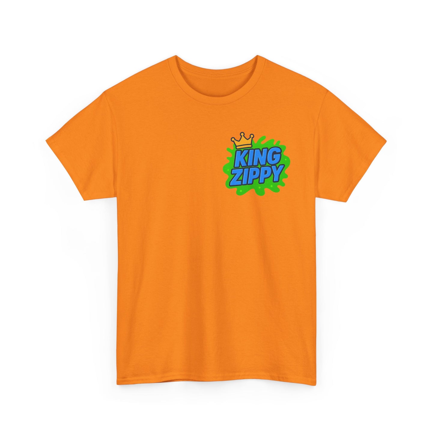 Splatter T-Shirt - Blue Text