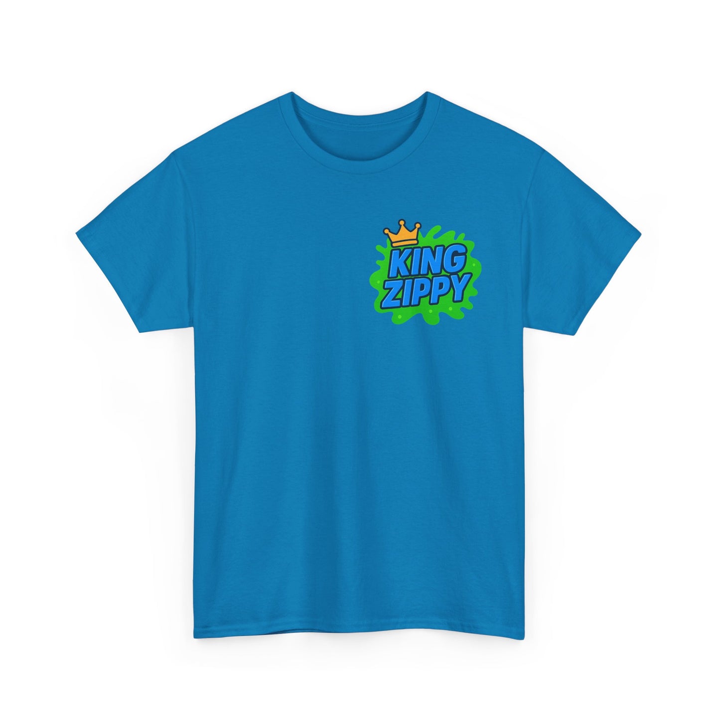 Splatter T-Shirt - Blue Text