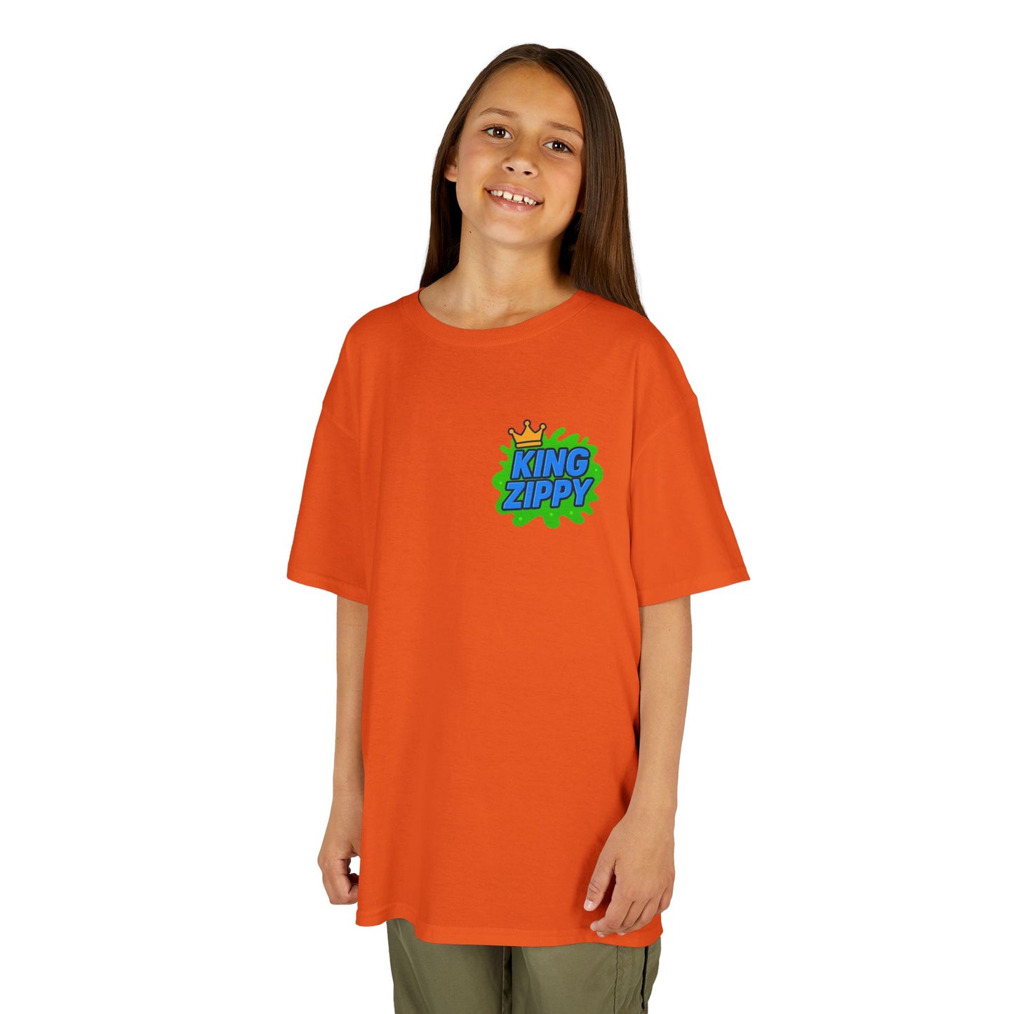Splatter T-Shirt - Blue Text (YOUTH)