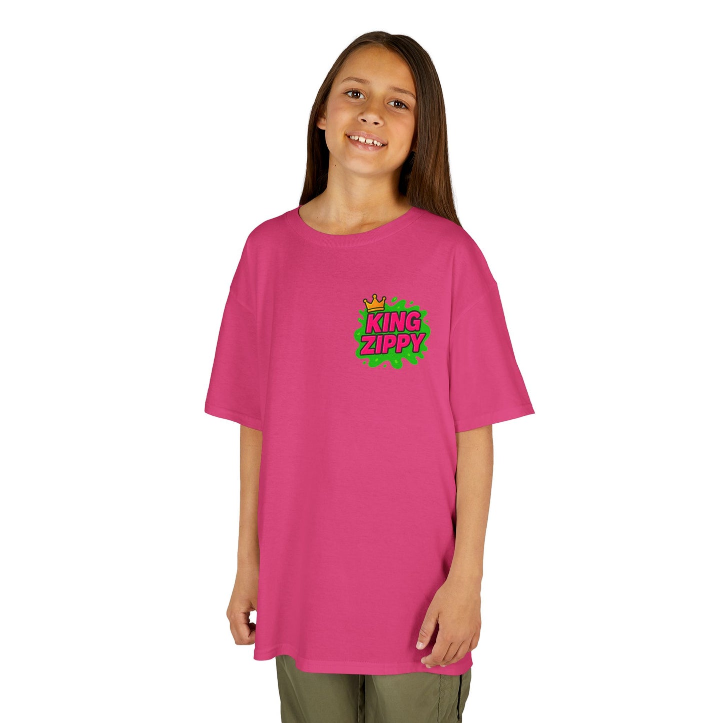 Splatter T-Shirt - Pink Text (YOUTH)