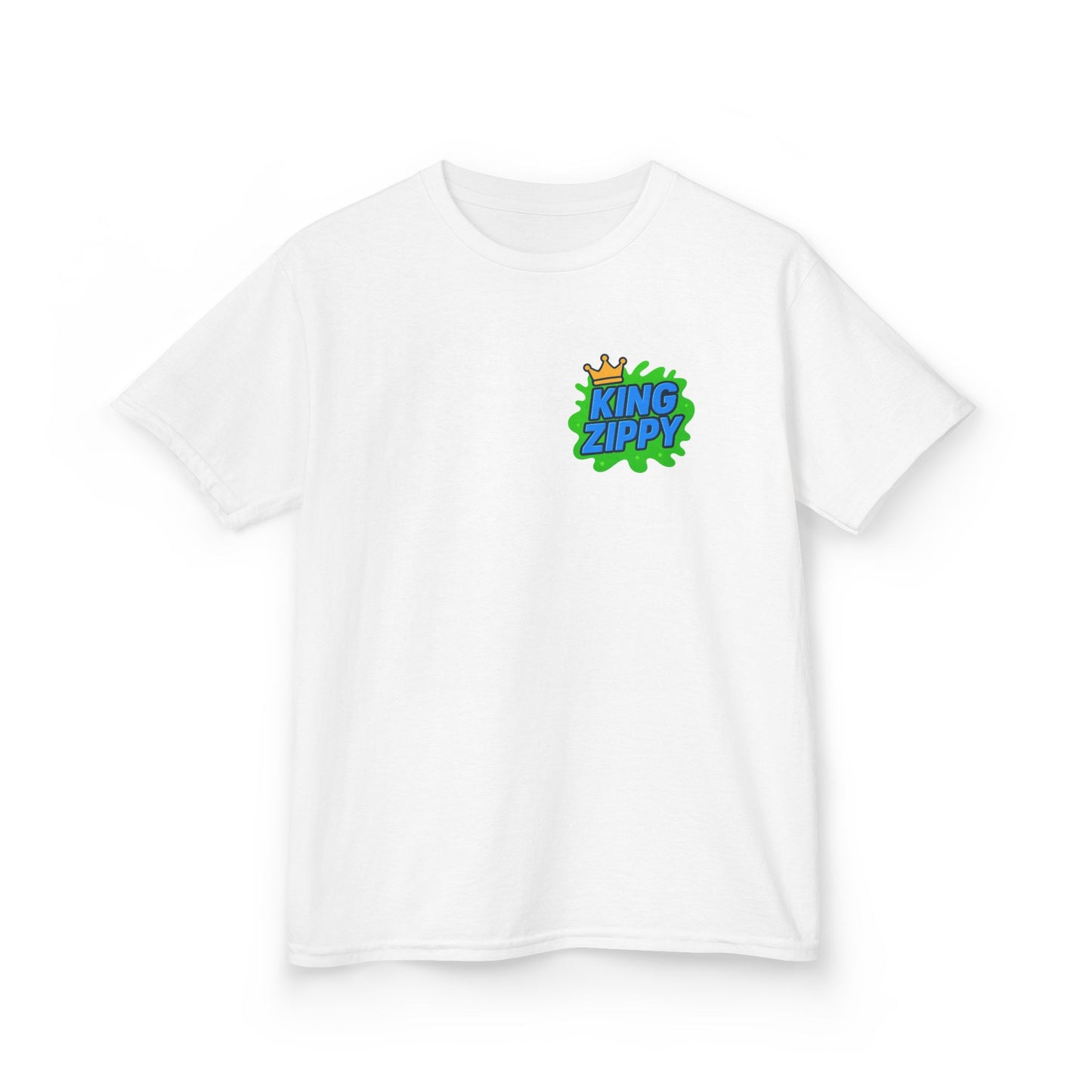 Splatter T-Shirt - Blue Text (YOUTH)