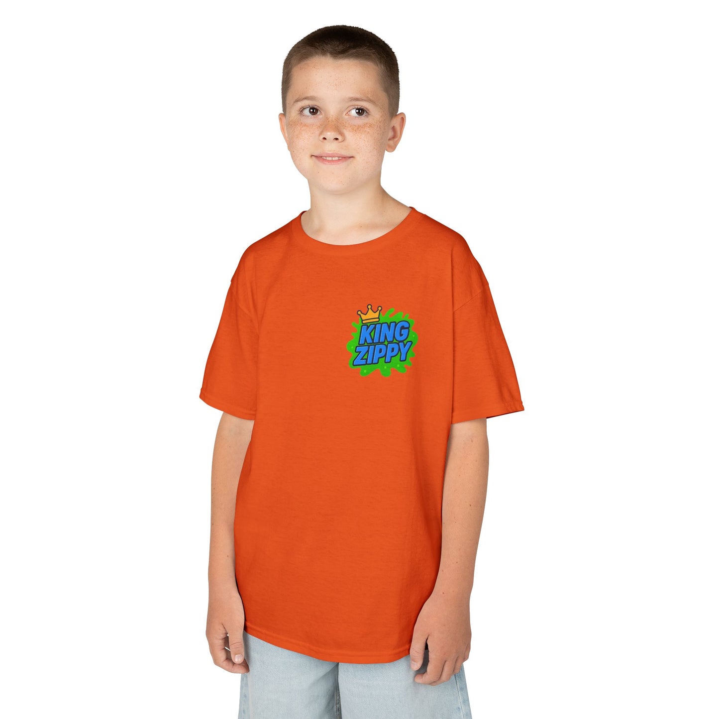 Splatter T-Shirt - Blue Text (YOUTH)