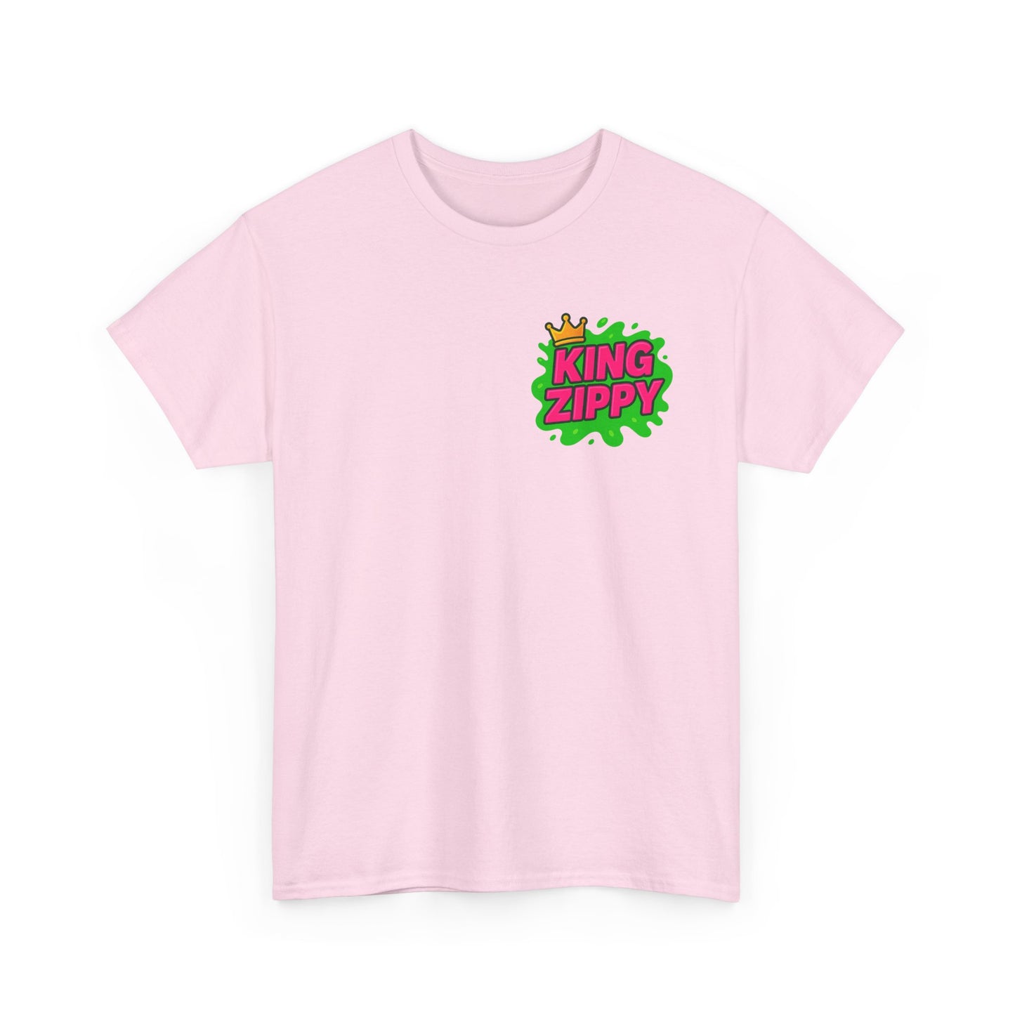 Splatter T-Shirt - Pink Text