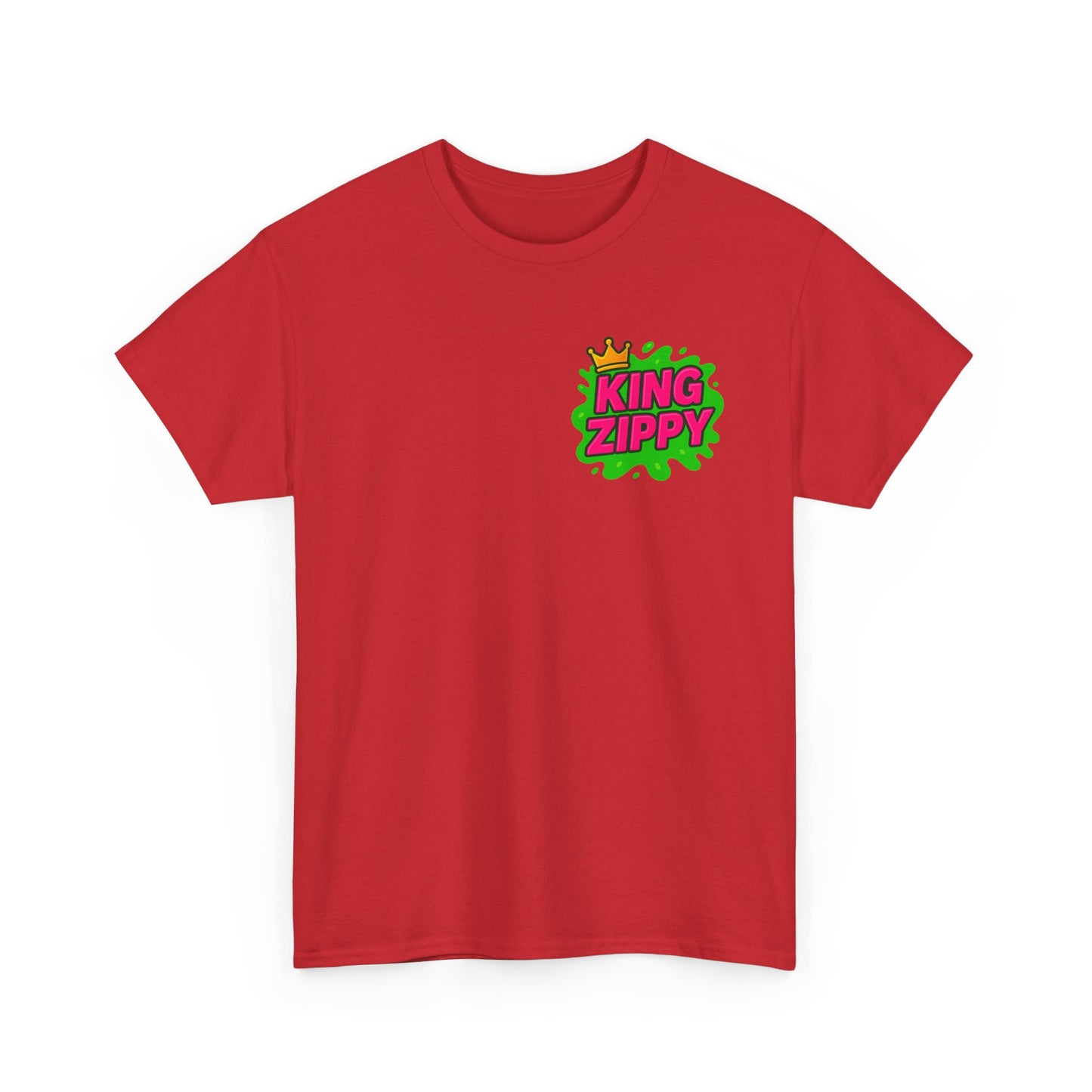 Splatter T-Shirt - Pink Text