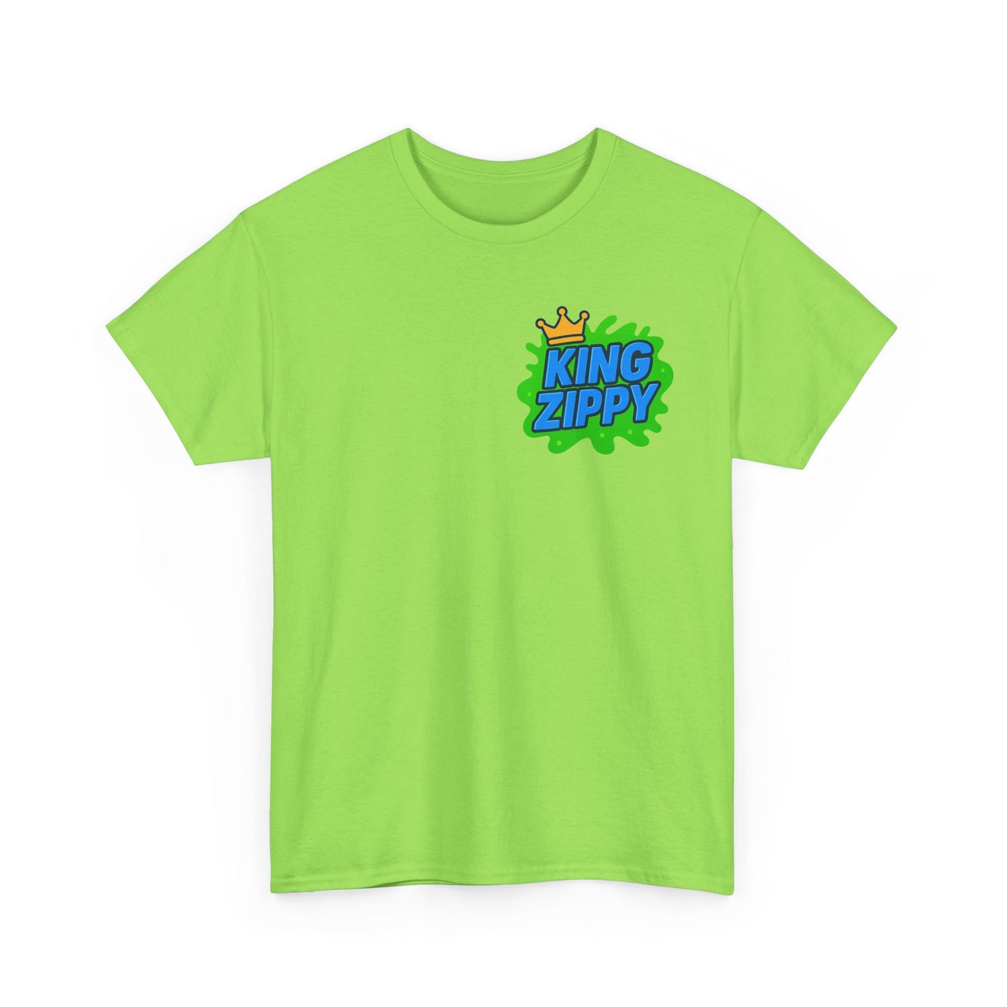 Splatter T-Shirt - Blue Text