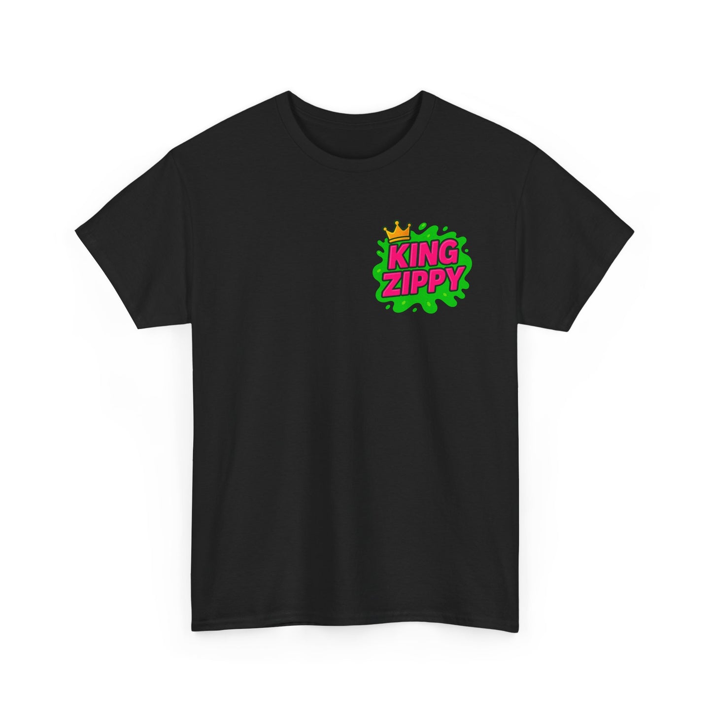 Splatter T-Shirt - Pink Text
