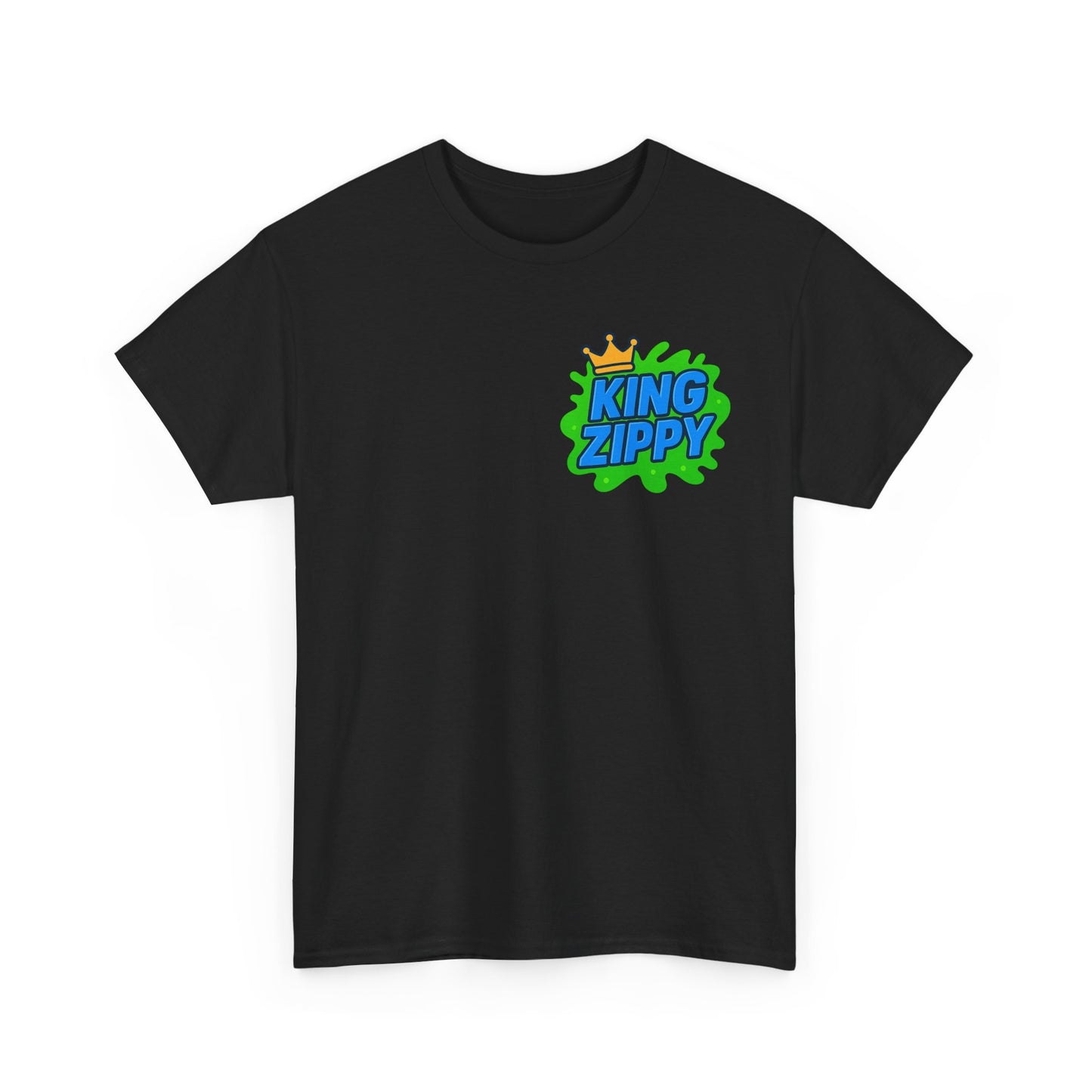 Splatter T-Shirt - Blue Text