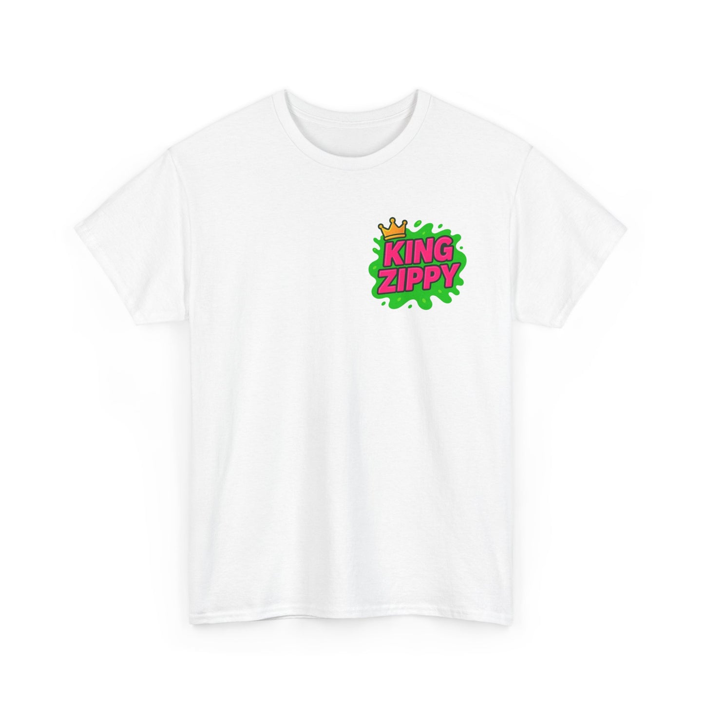 Splatter T-Shirt - Pink Text
