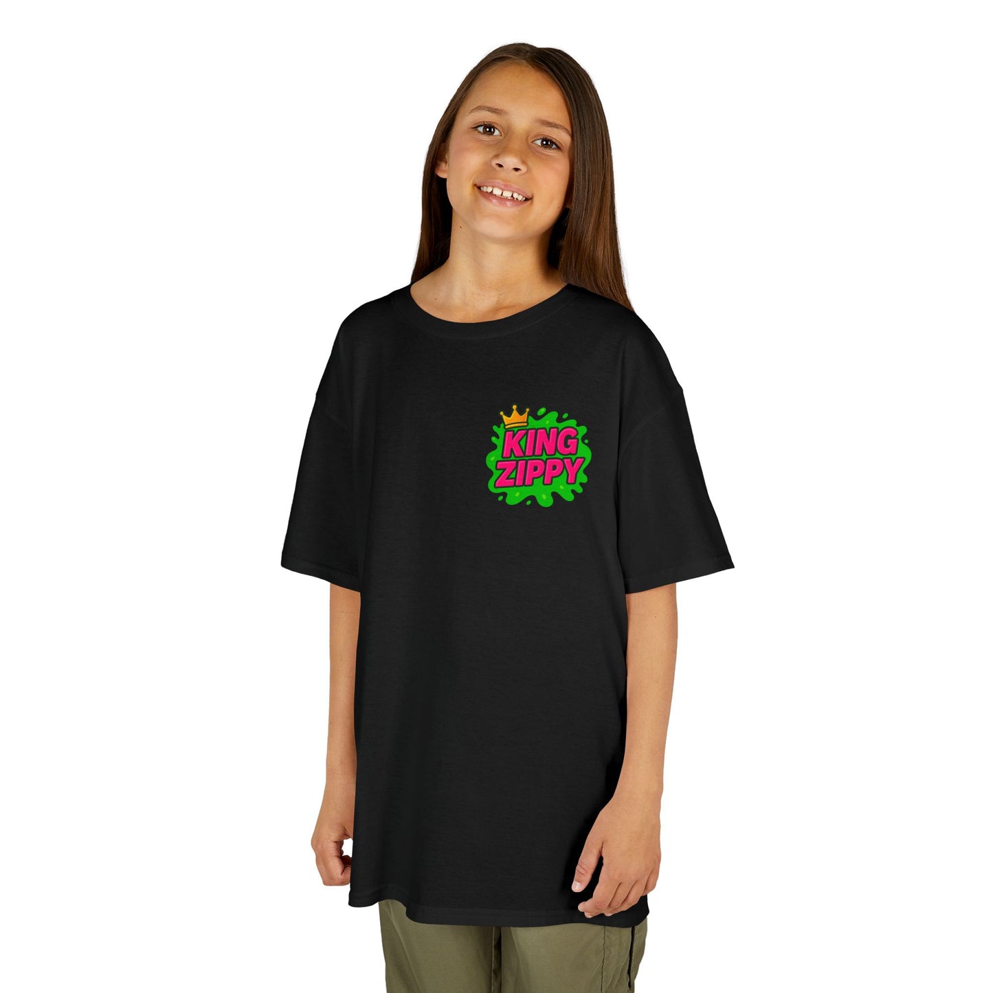 Splatter T-Shirt - Pink Text (YOUTH)