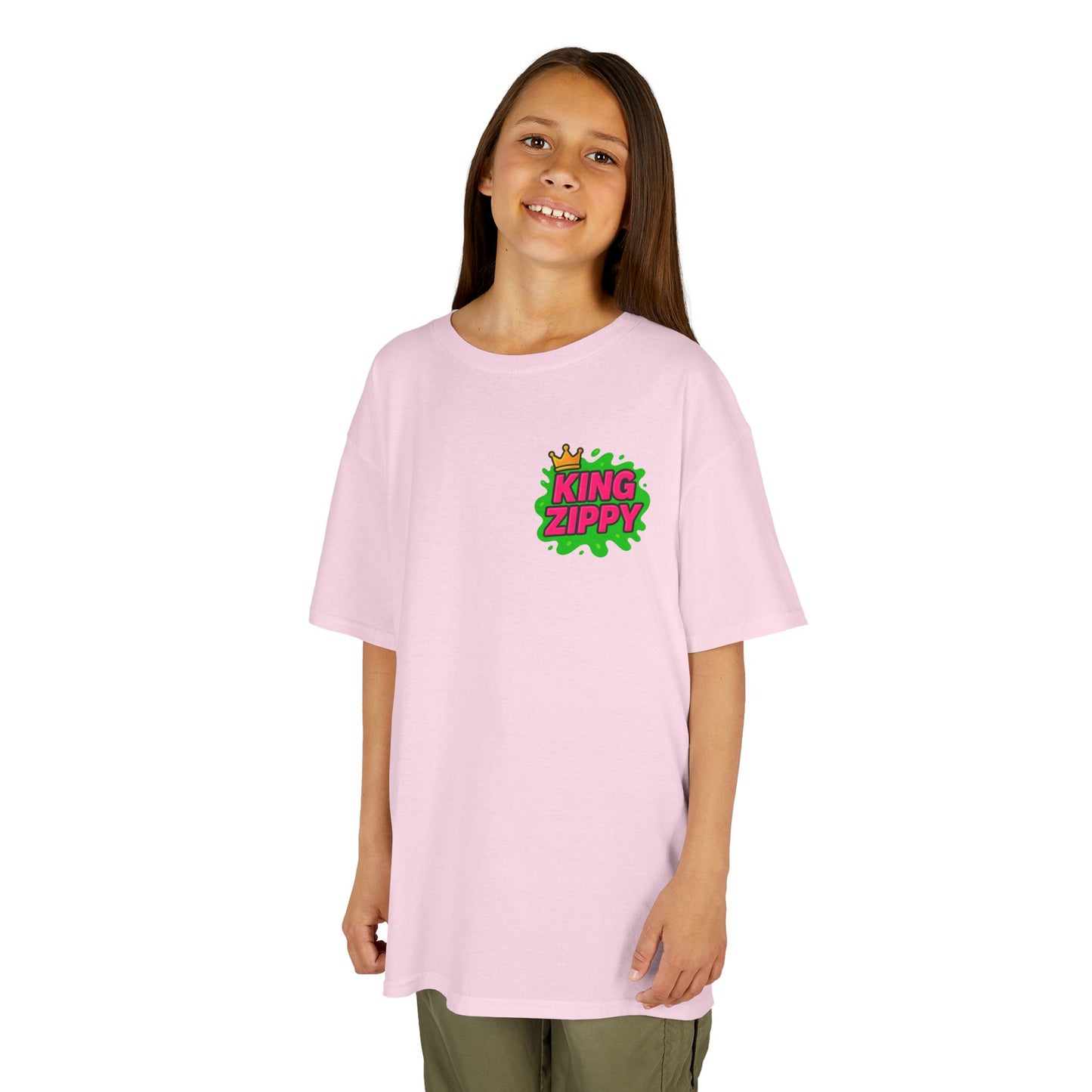Splatter T-Shirt - Pink Text (YOUTH)