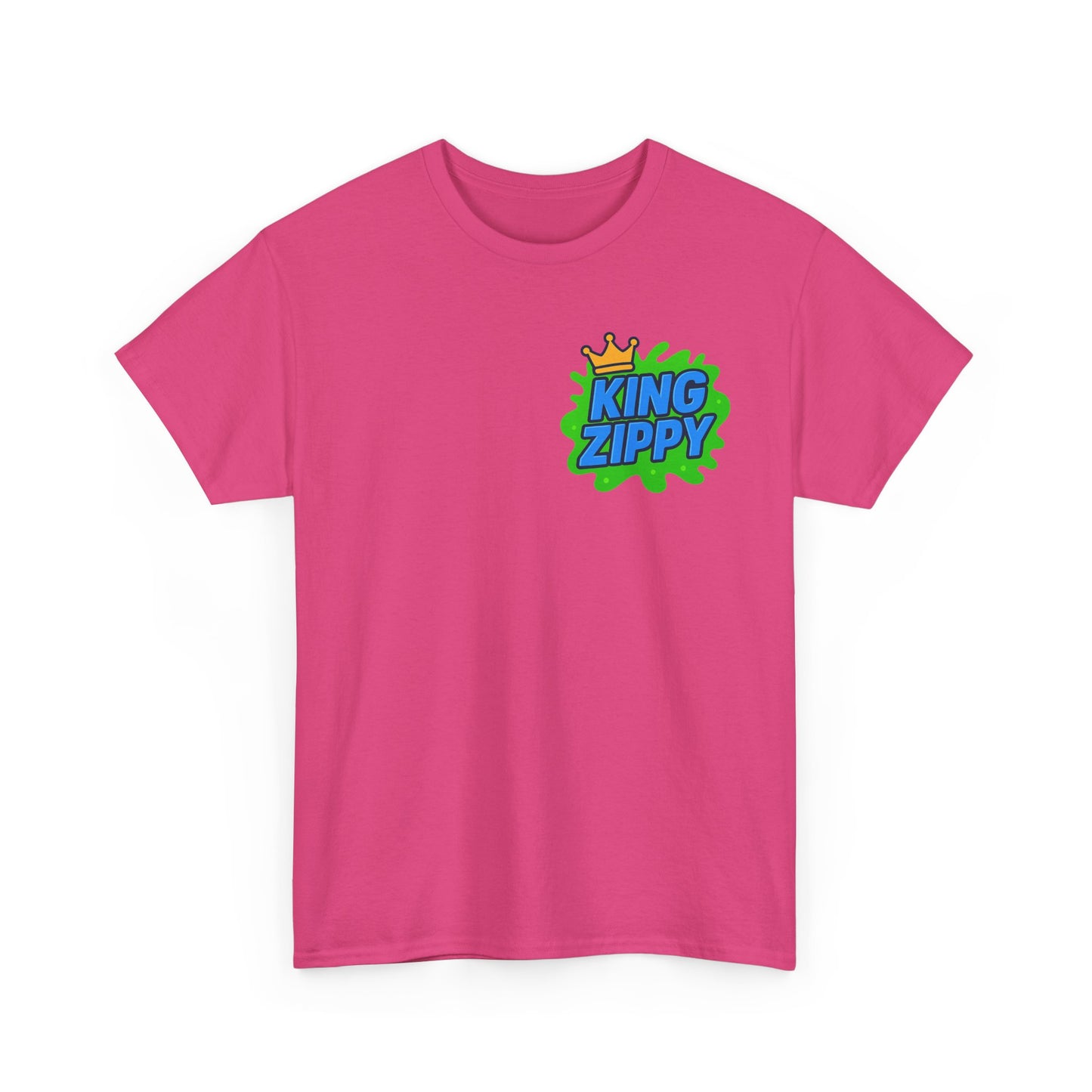 Splatter T-Shirt - Blue Text