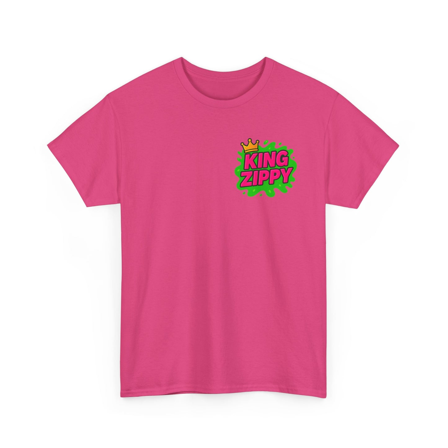 Splatter T-Shirt - Pink Text