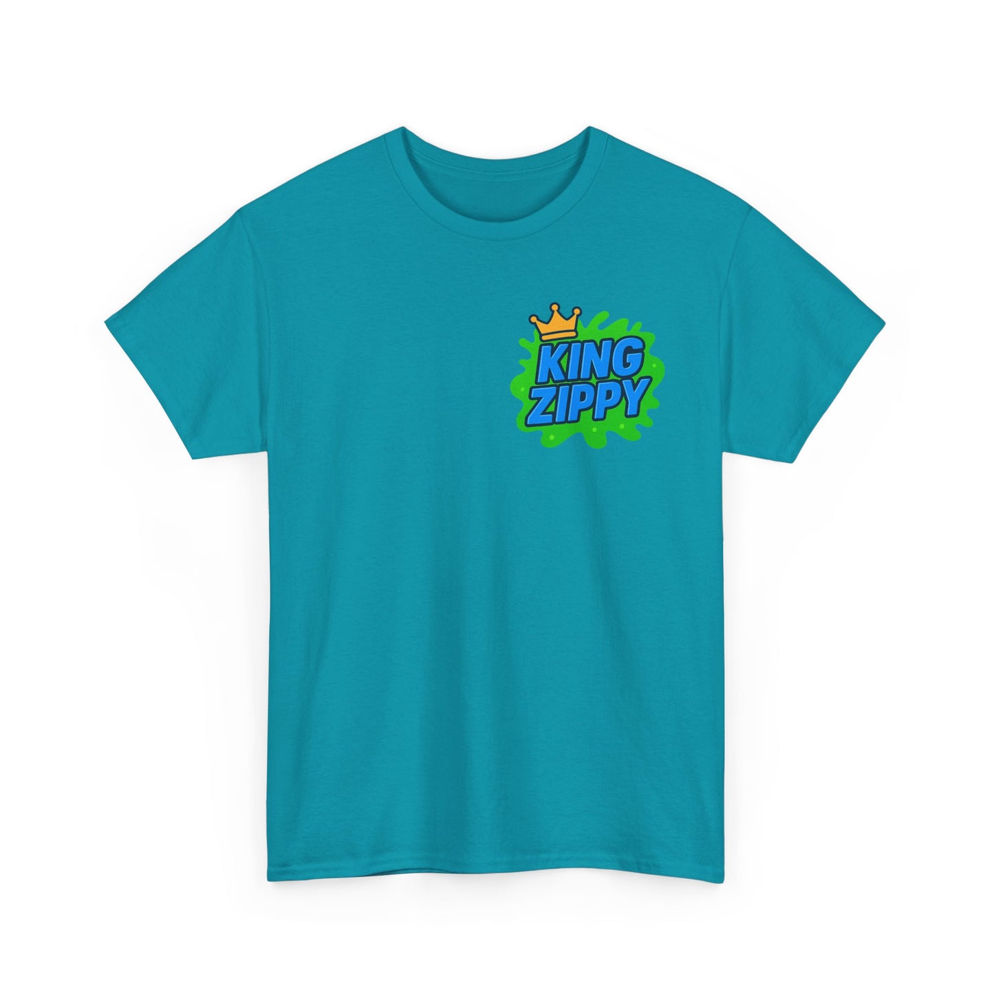 Splatter T-Shirt - Blue Text